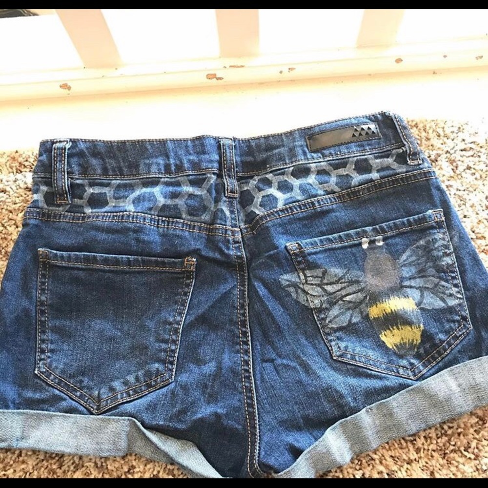 Painted shorts